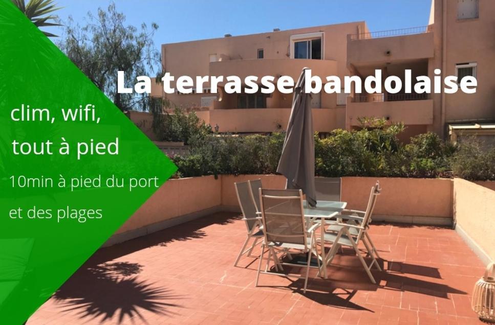 La Terrasse Bandolaise Tout A Pied, Wifi, Clim, Parking Zewnętrze zdjęcie